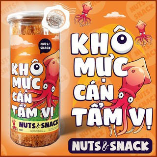 mực cán tẩm gia vị, khô mực hũ 300g thượng hạng, Ship Hỏa Tốc, thơm ngon đậm vị Min Min Foods - Ăn vặt thả ga