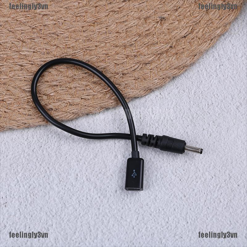 ❤ADA❤ Dây cáp chuyển đổi Micro USB Female sang DC 3.5 X 1.35mm Male TO