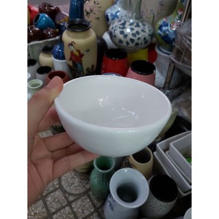 Chén cơm sứ trắng