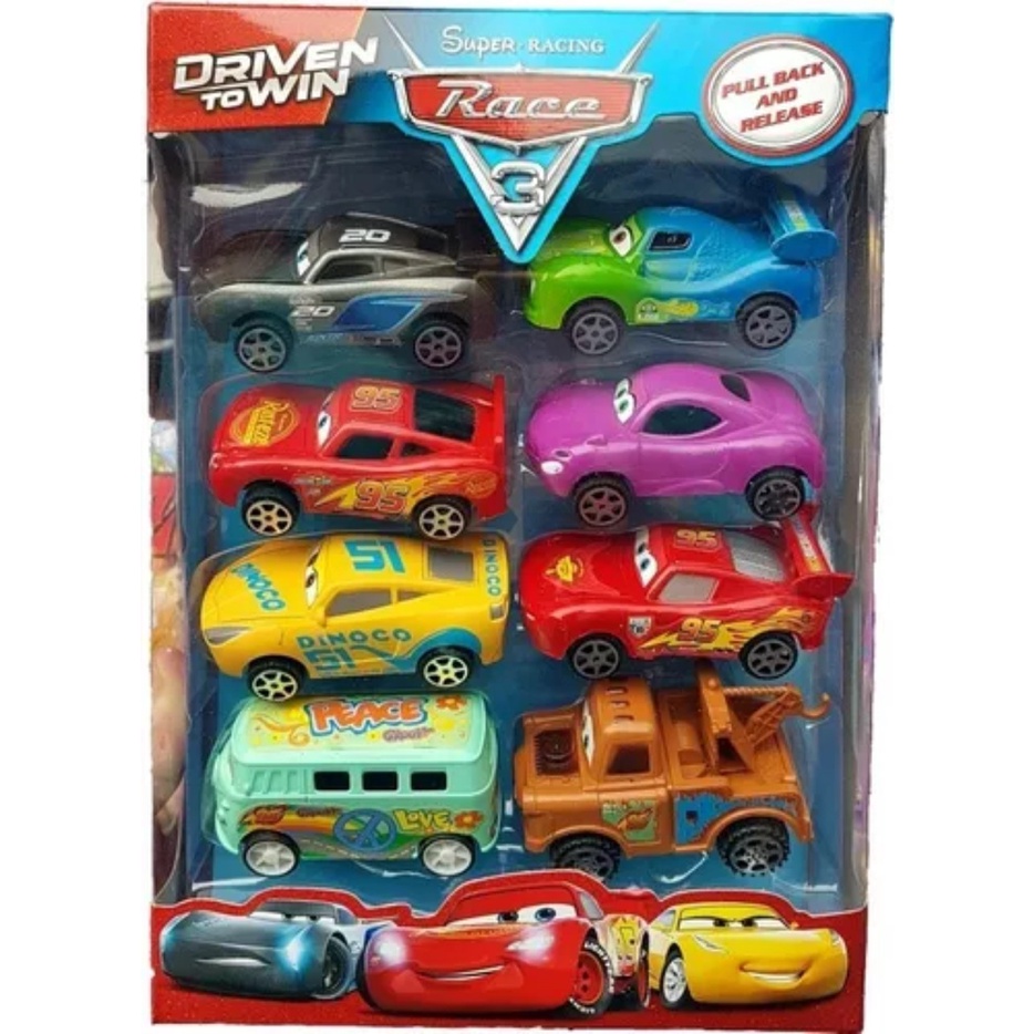 Đồ Chơi 8 xe Mcqueen Super Racing - DB623