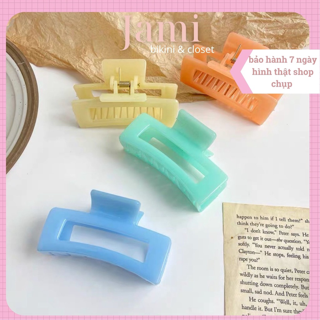 KẸP CÀNG CUA HÀN QUỐC, KẸP TÓC NỮ, KẸP CÀNG CUA CHẤM, TRƠN HÀN QUỐC - JAMI PKT_KEPCC_0089