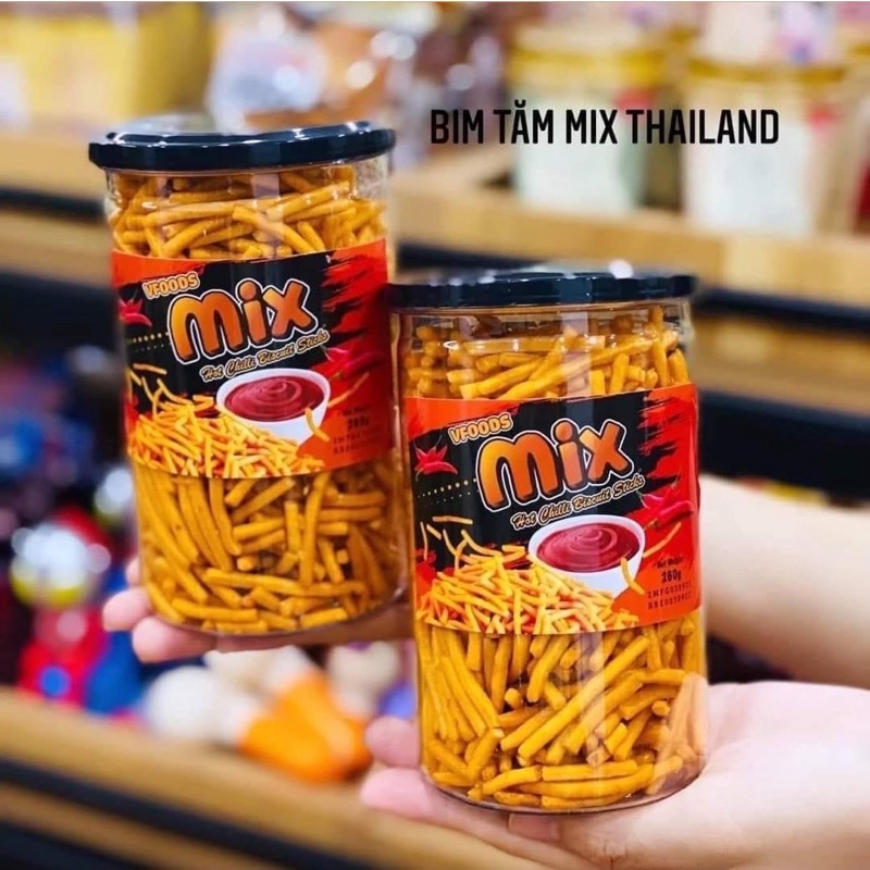 Bim Tăm Mix Thái Lan hũ 260gram