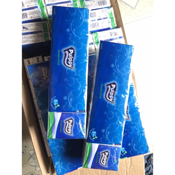 Khăn Giấy Pulppy lốc 10 túi nhỏ