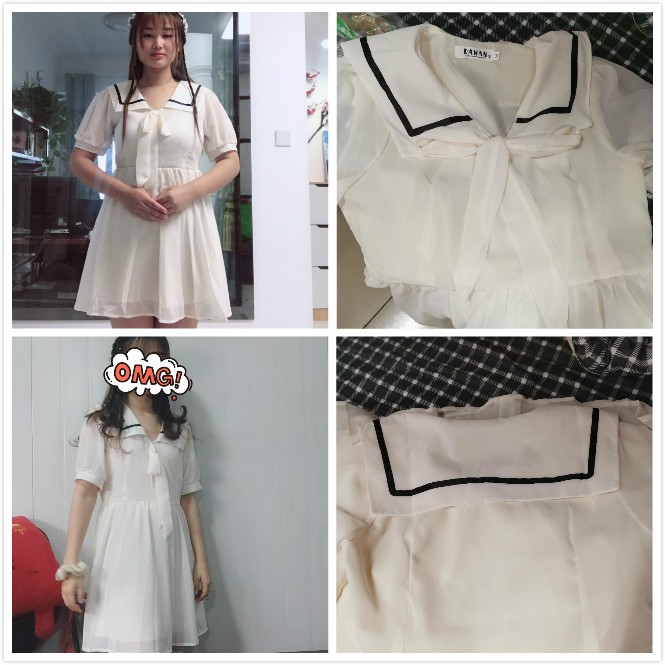 Đầm tay ngắn dáng xòe thời trang thanh lịch cho nữ | BigBuy360 - bigbuy360.vn