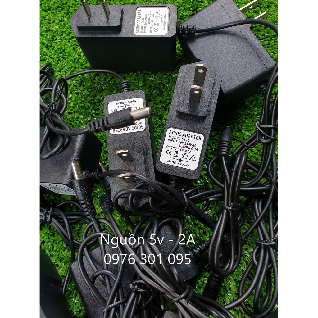[Giá Hủy Diệt] NGUỒN adapter 5V - 1A(nhựa) Jack 5.5*2.1mm (Chân To)