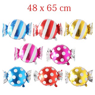 Bong Bóng Tráng Nhôm Hình Kẹo helium Trang Trí Tiệc Cưới / Sinh Nhật