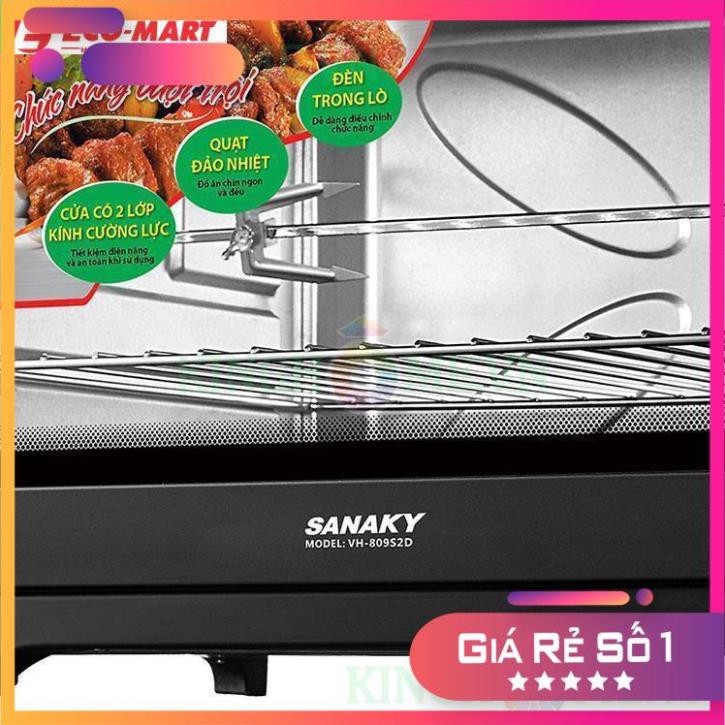 [Hàng mới] Lò nướng Sanaky VH-809S2D [ 80 LÍT]