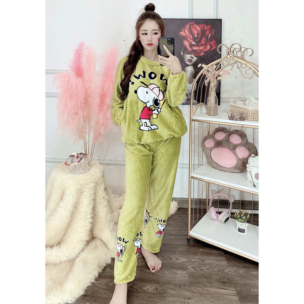 Bộ ngủ bông hàng loại 1 hot hit ( ảnh thật + video) | BigBuy360 - bigbuy360.vn