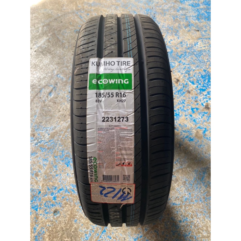 Lốp Kumho 185/55R16 KH27 ( Lốp dành cho xe Honda City, Jazz; Suzuki Swift ... )