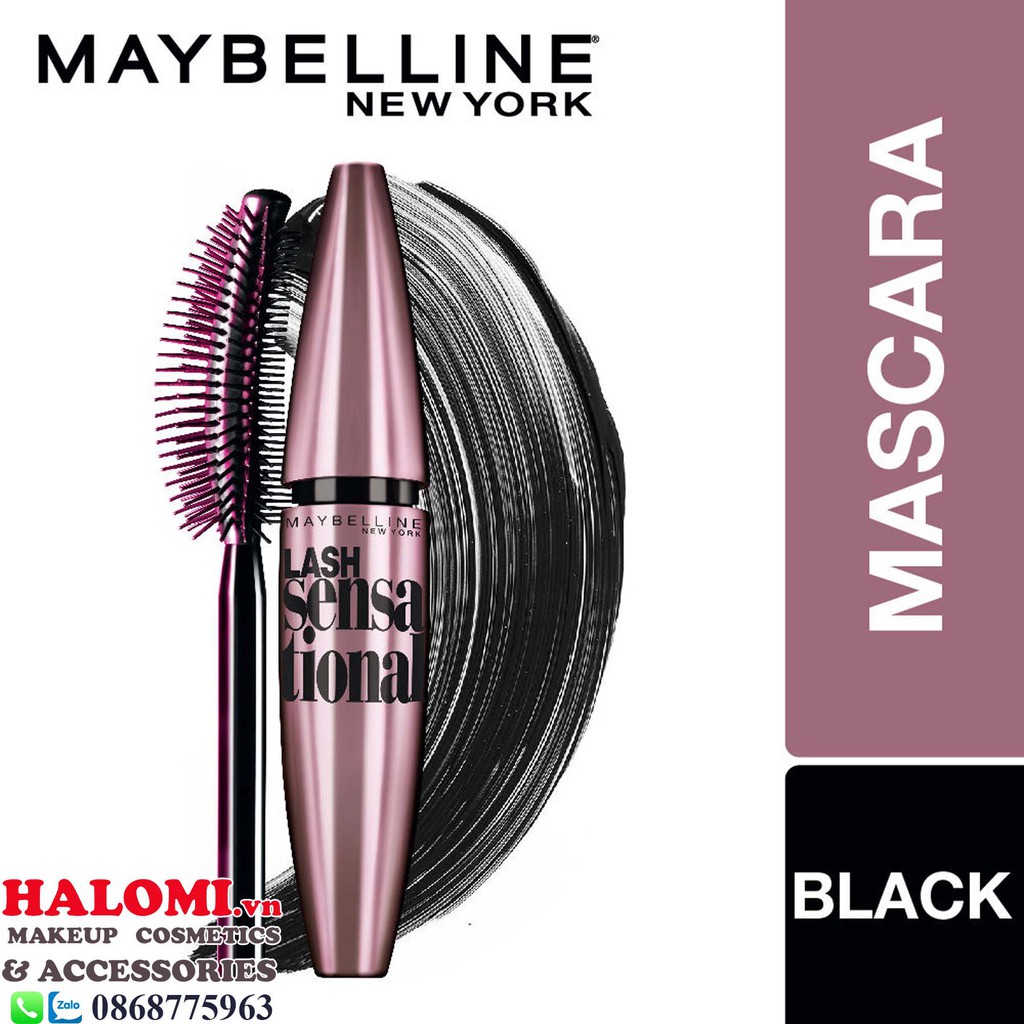 Mascara Maybelline Lash Sensational Dài & Tơi Mi New York Không Lem Không Trôi 10ml | WebRaoVat - webraovat.net.vn