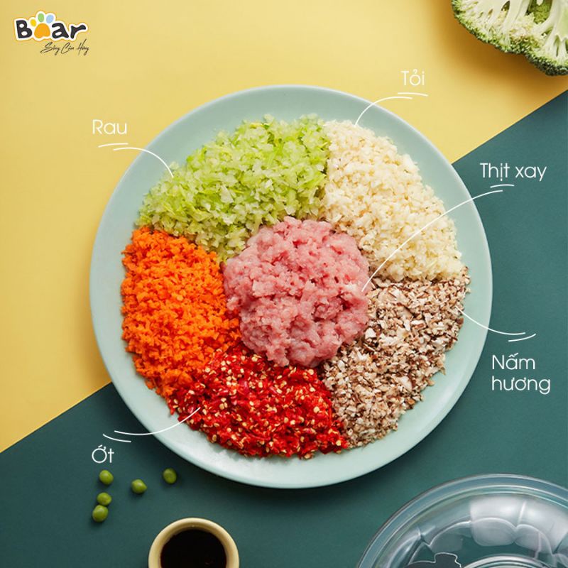 Máy xay thịt bear 2.5l