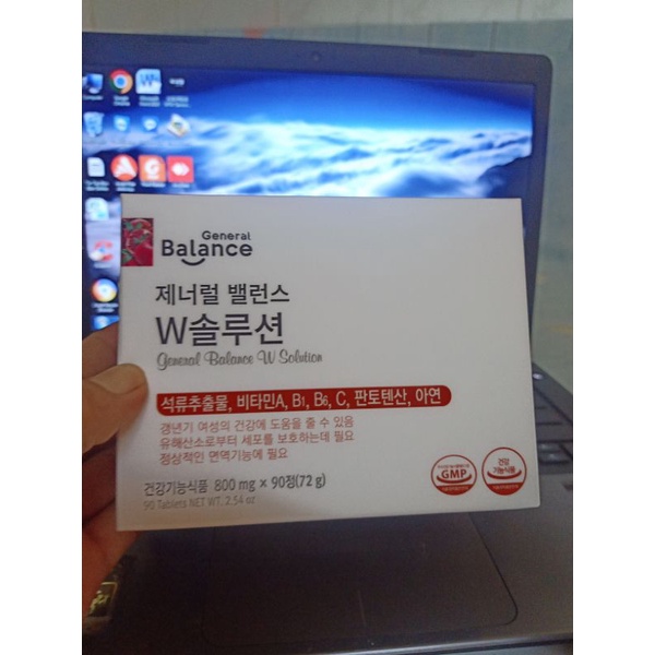 Thực phẩm bảo vệ sức khỏe General Balance W Solution bổ sung nội tiết tố cho nữ