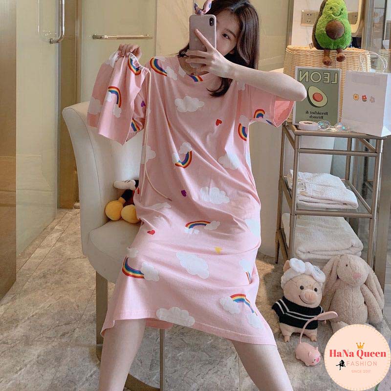 [Sẵn Hàng] Váy ngủ họa tiết hoạt hình dễ thương (Hàng Quảng Châu loại đẹp) | BigBuy360 - bigbuy360.vn
