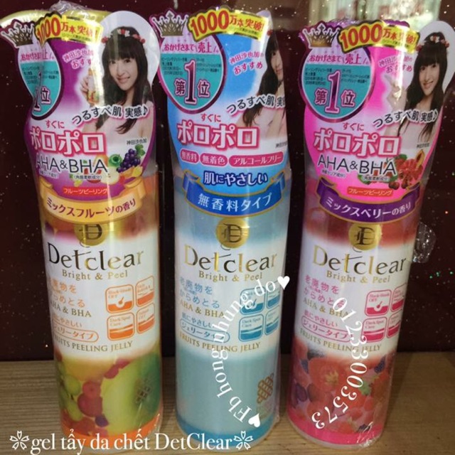 Tẩy da chết Detclear