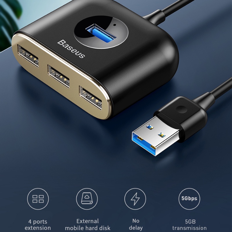 Baseus Bộ Chia Cổng Usb 3.0 Type C Sang Usb 3.0 Cho Macbook