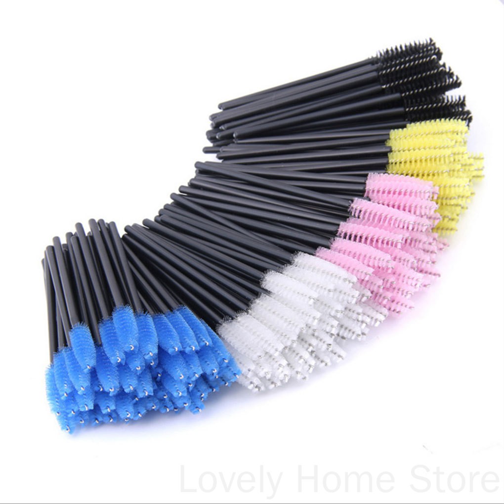 (Hàng Mới Về) Bộ 10 Cọ Chuốt Mascara Mini Chăm Sóc Tạo Kiểu Lông Mi