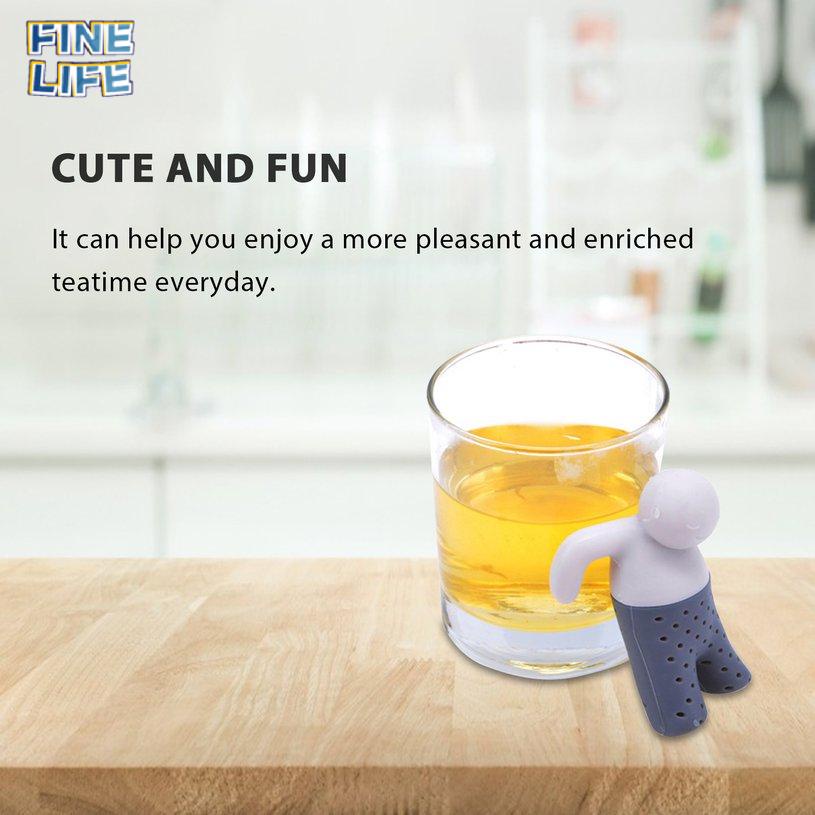 Tea Infuser Silicone Loose Tea Leaf Strainer Herbal Spice Filter Diffuser