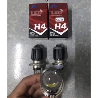 Led pha bi cầu mini 2 màu