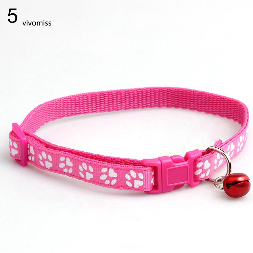 Vòng cổ hình bàn chân xinh xắn dành cho thú cưng