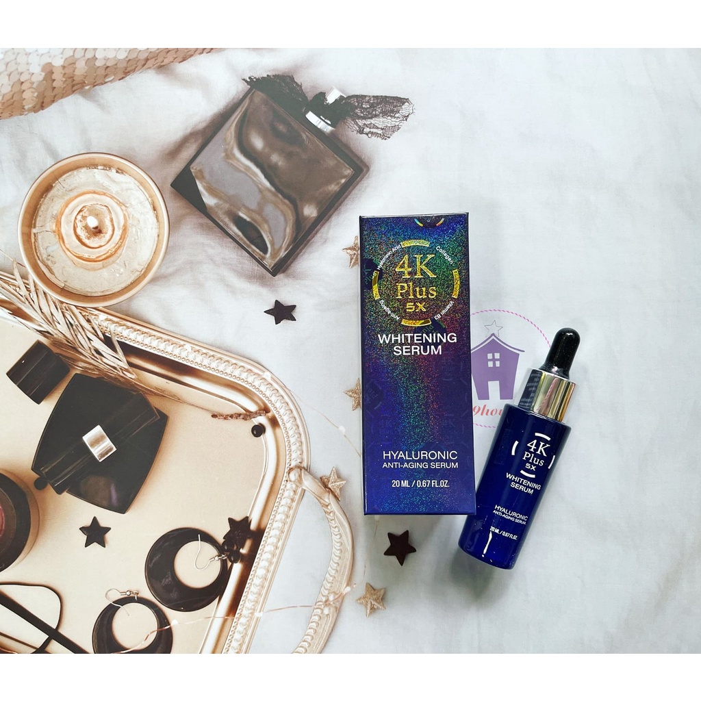 01 CHAI Serum Trắng Da Mặt 4K Plus 5X Whitening 20ml Thái Lan