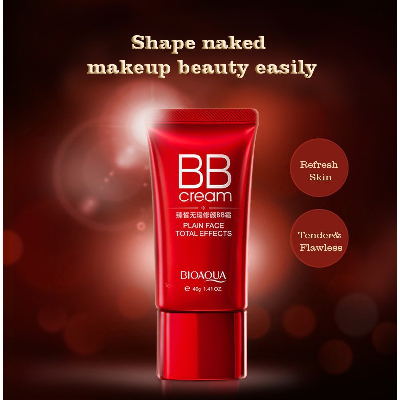 Kem dưỡng ẩm và che khuyết điểm BB Cream Plain face total effects - KM06 | BigBuy360 - bigbuy360.vn