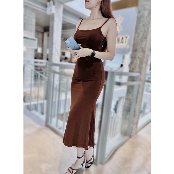 -LAROSA.clothing- ĐẦM BODY HAI DÂY ĐUÔI CÁ HỞ LƯNG DỰ TIỆC SEXY