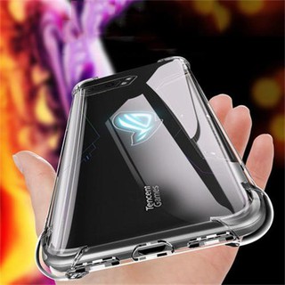 Ốp điện thoại silicon TPU trong suốt chống sốc cho Asus ROG 2 ROG 3 Phone III ZS661KS