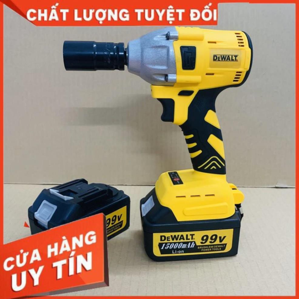 Máy Siết Bulong DEWALT 99V 100% đồng - Máy Siết Bu Lông , Máy Bắt Vít - Tặng 1 đầu chuyển vít