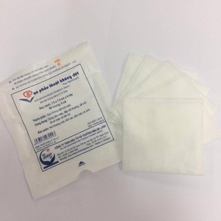 10 gói gạc y tế phẫu thuật an lành gạc phẫu thuật 7.5cm x 7.5cm x 6 lớp, , vô trùng