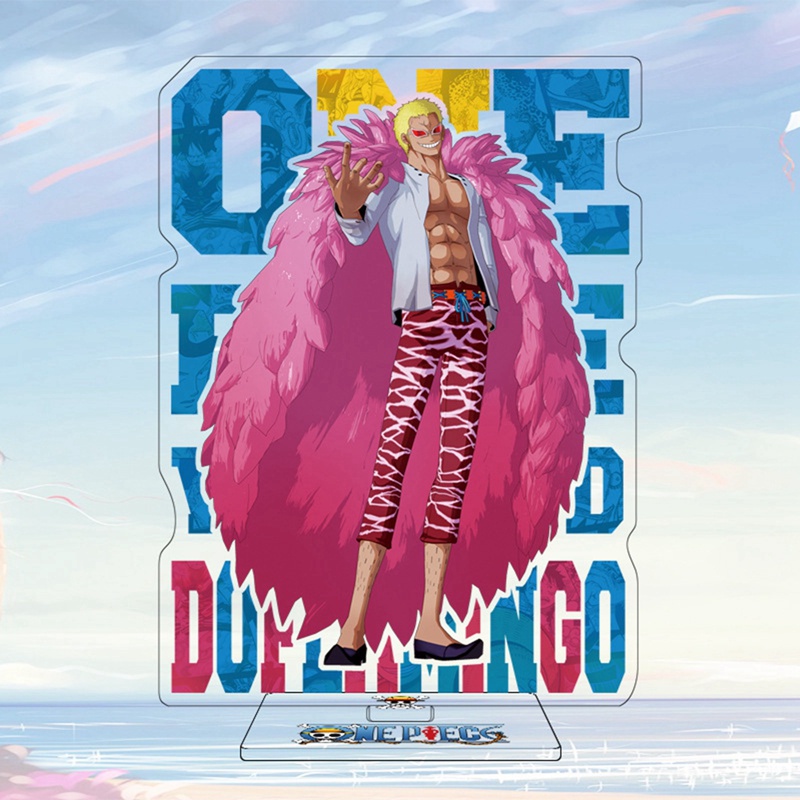 Giá Đỡ Bằng Acrylic Hình Nhân Vật Hoạt Hình One Piece Trang Trí Xe Hơi