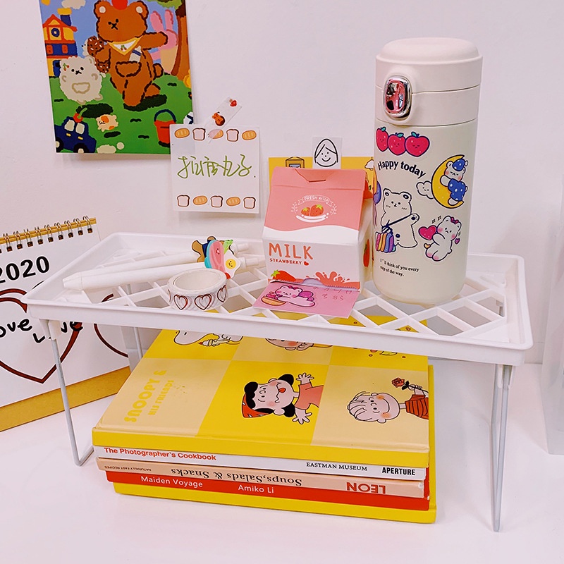 (Video Review) Kệ Đựng Mỹ Phẩm, Bút Viết, Đồ Cá Nhân Để Bàn Gấp Gọn Đa Năng