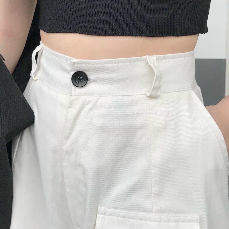 QUẦN KAKI TRẮNG TÚI CÚC BO CHÂN HOT HIT | BigBuy360 - bigbuy360.vn