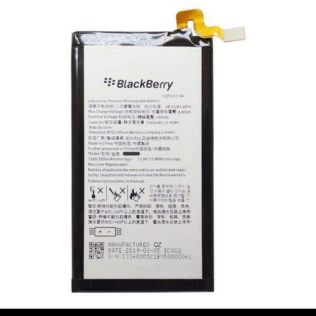 pin Blackberry Key 2/ Key2 chính hãng (3360mAh, 12.94W) bảo hành 6 tháng