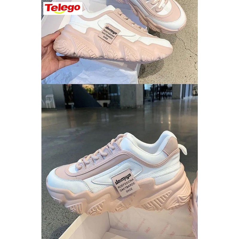 Giày Sneaker Đế Dày Thiết Kế Mới Thời Trang Mùa Xuân Dành Cho Nữ