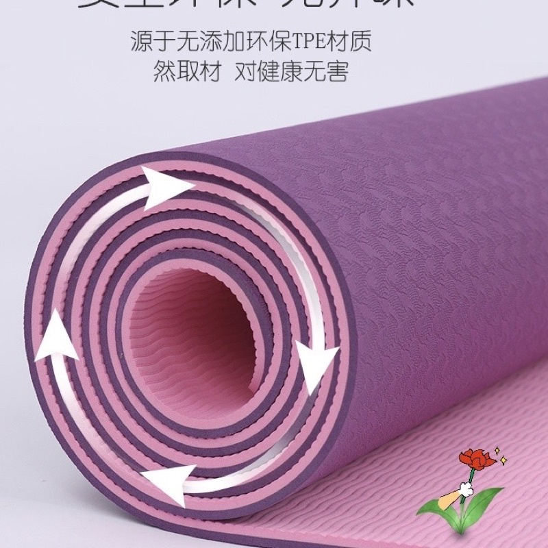 THẢM TẬP YOGA, TẬP GYM TPE CAO CẤP CHỐNG TRƠN TRƯỢT