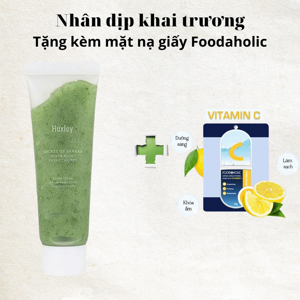 Tẩy tế bào chết Huxley Scrub Mask Sweet Therapy 30g | BigBuy360 - bigbuy360.vn