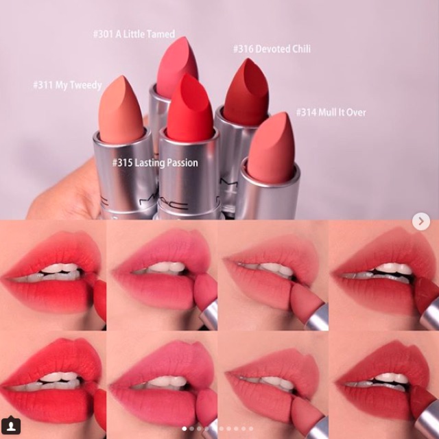 [Mã SKAMLTSM9 giảm 10% đơn 99K] [Ảnh thật] Son Mac Powderkiss 308 chính hãng giá sale