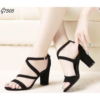 Giày sandal nữ cao gót 7 phân - 7505 tinashop