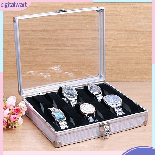 Hộp nhôm 6 / 12 ngăn trưng bày trang sức