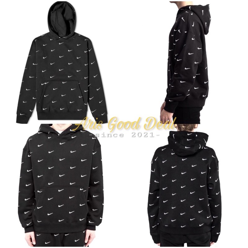 Áo Hoodie Swoosh Full Logo Thêu Hot Trend 2021