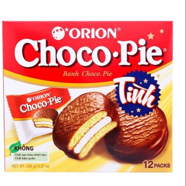 Bánh Chocopie của orion truyền thống hộp lớn 12 cái