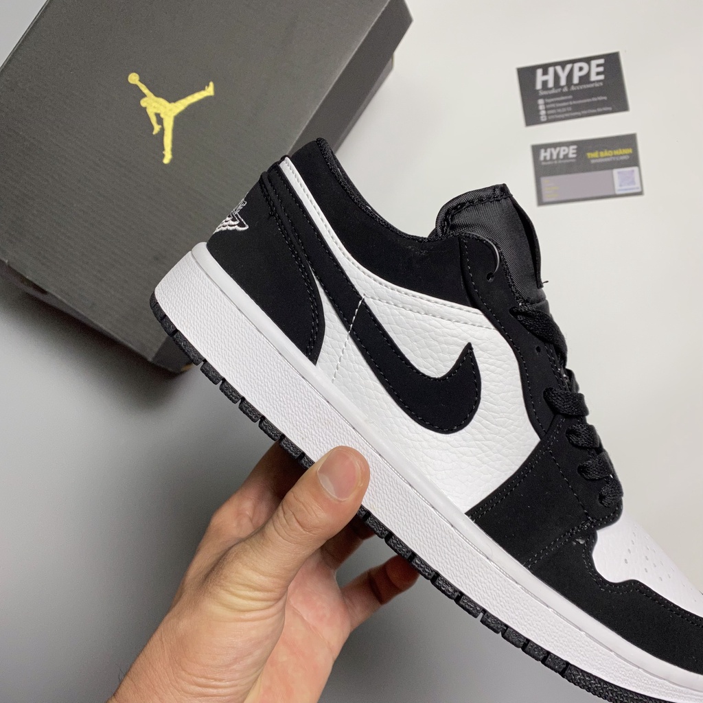 Giày Jordan 1 Low Black White  - Hype Sneaker | Phiên bản 1:1 chuẩn.