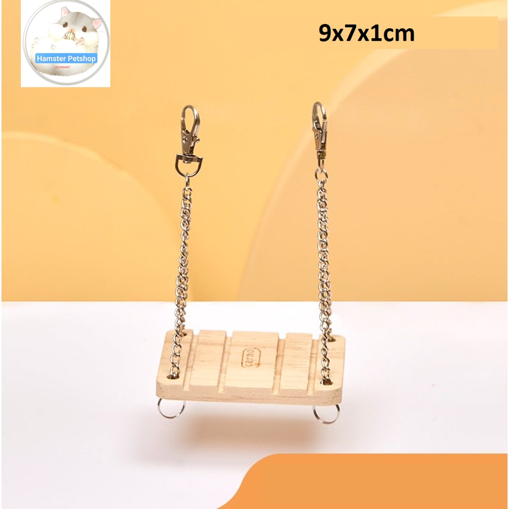 Xích đu gỗ cho Hamster,  sóc