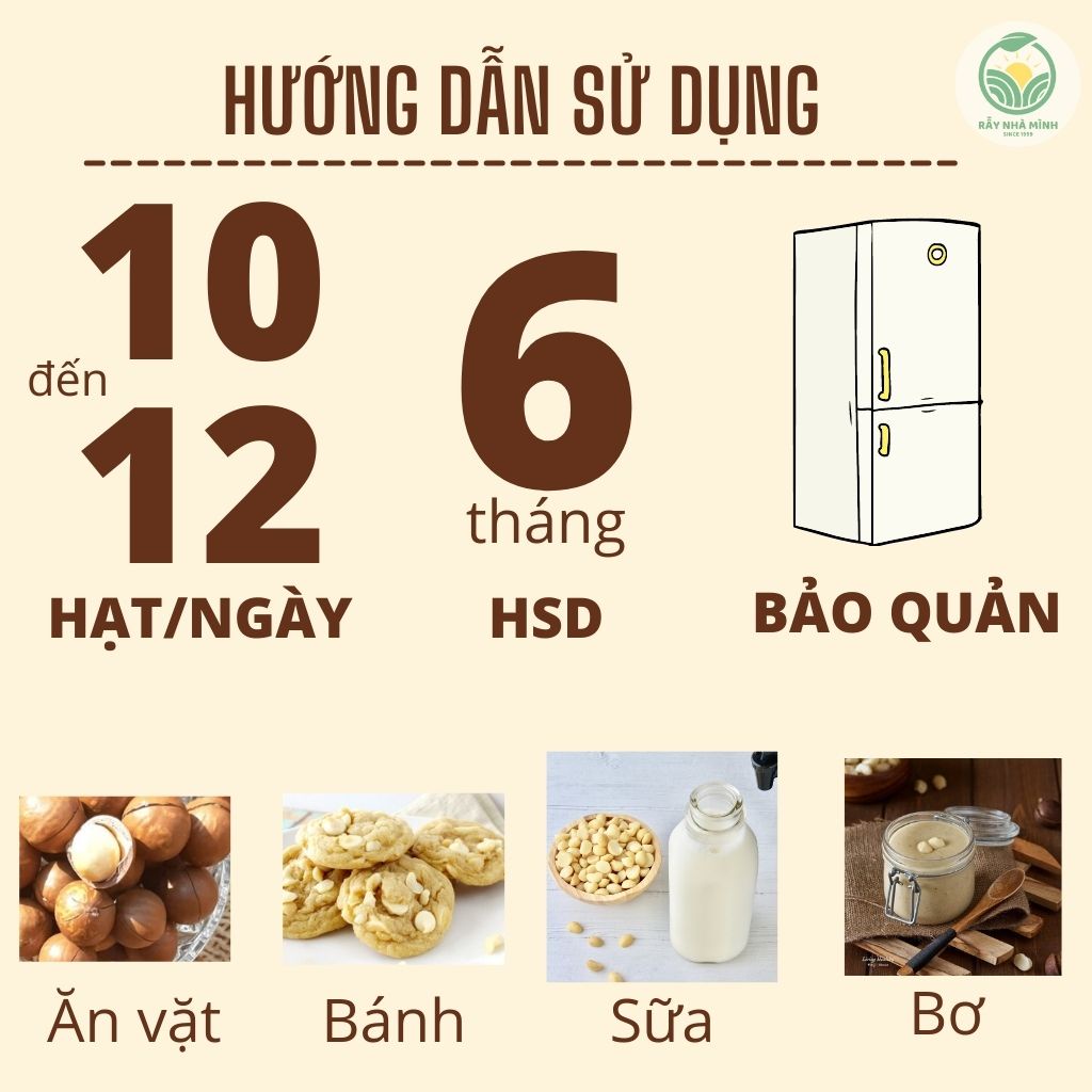 500g Hạt Macca Nứt Vỏ Tây Nguyên Tươi Sấy Lạnh Loại 1, Tặng Đồ Khui