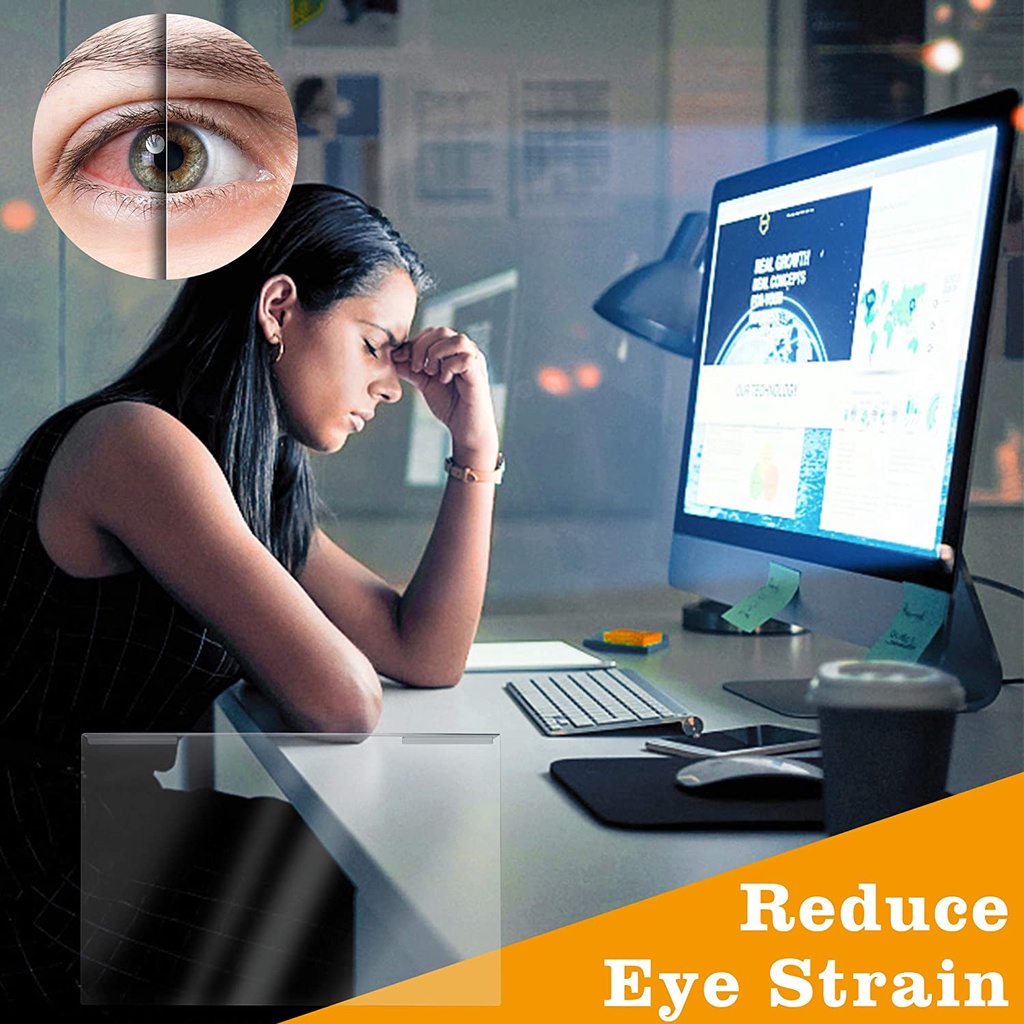 Tấm Lọc Ánh Sáng Xanh Chống Ánh Sáng Xanh Dạng Treo Cho Màn Hình Máy Tính Laptop