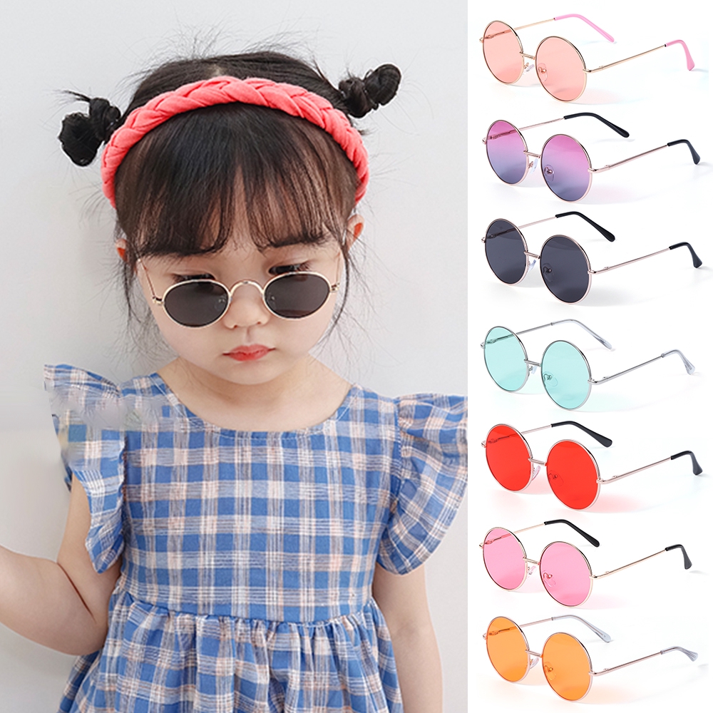 Kính Mát Tròn Chống Tia Uv400 Dành Cho Bé Trai Và Bé Gái Mihan1