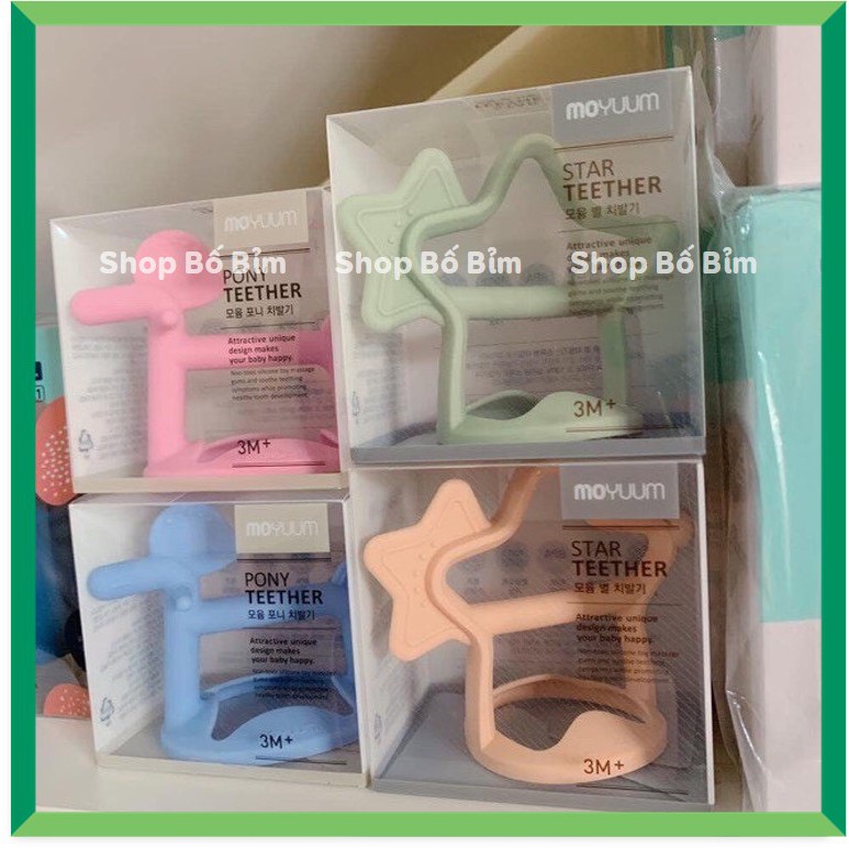⚡ĐỦ MẪU⚡Gặm Nướu MOYUUM ⚡CHÍNH HÃNG⚡ Kích Thích Phát Triển Răng Và Nướu Cho Bé từ 3m+