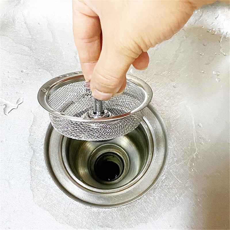 Lưới Lọc Bằng Thép Không Gỉ Chống Tắc Nghẽn Cho Bồn Rửa Nhà Bếp / Phòng Tắm