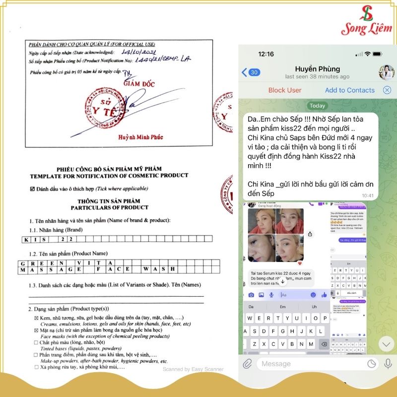 Bột rửa mặt massage vi tảo KIS22 Green Vita sáng da sạch mụn tẩy tbc se khít lỗ chân lông MatxiCorp 80g NPP Songliemshop