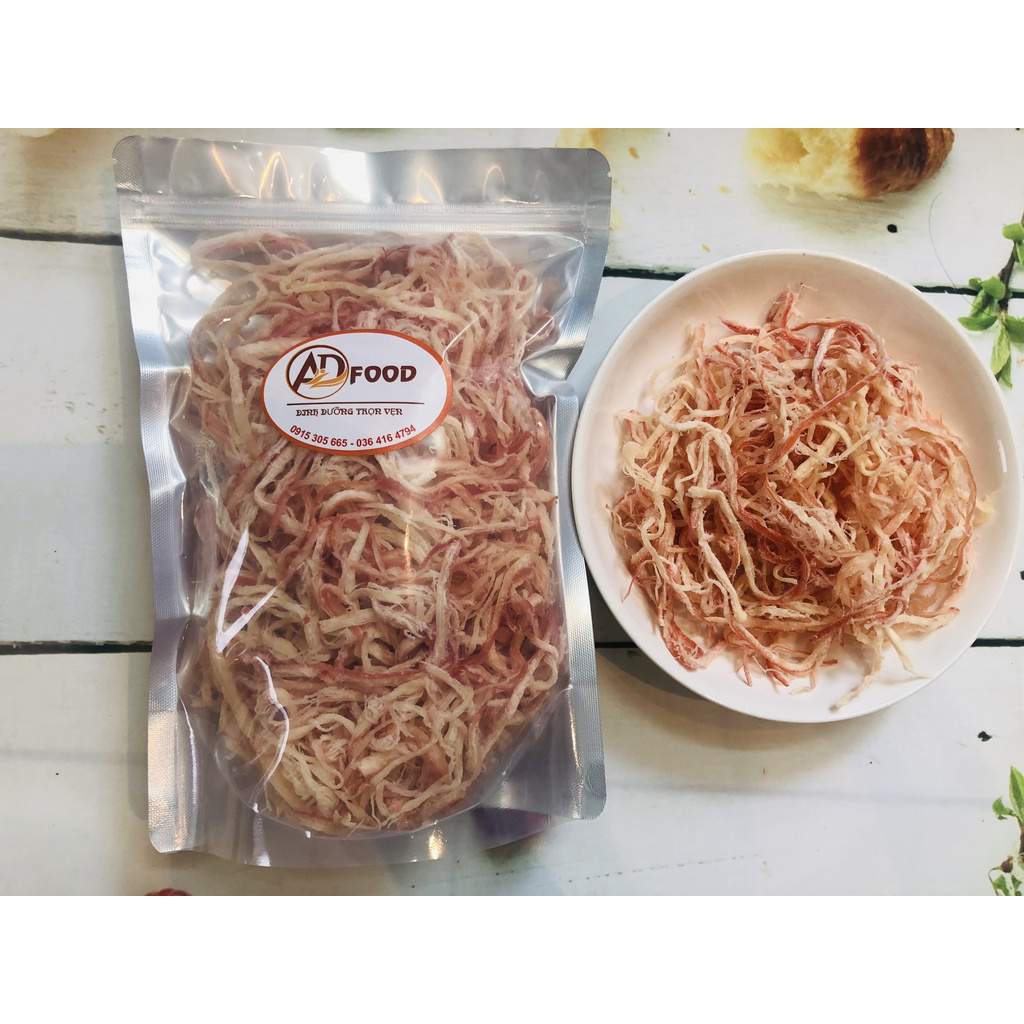 mực tẩm nước cốt dừa xé sợi gói 500g